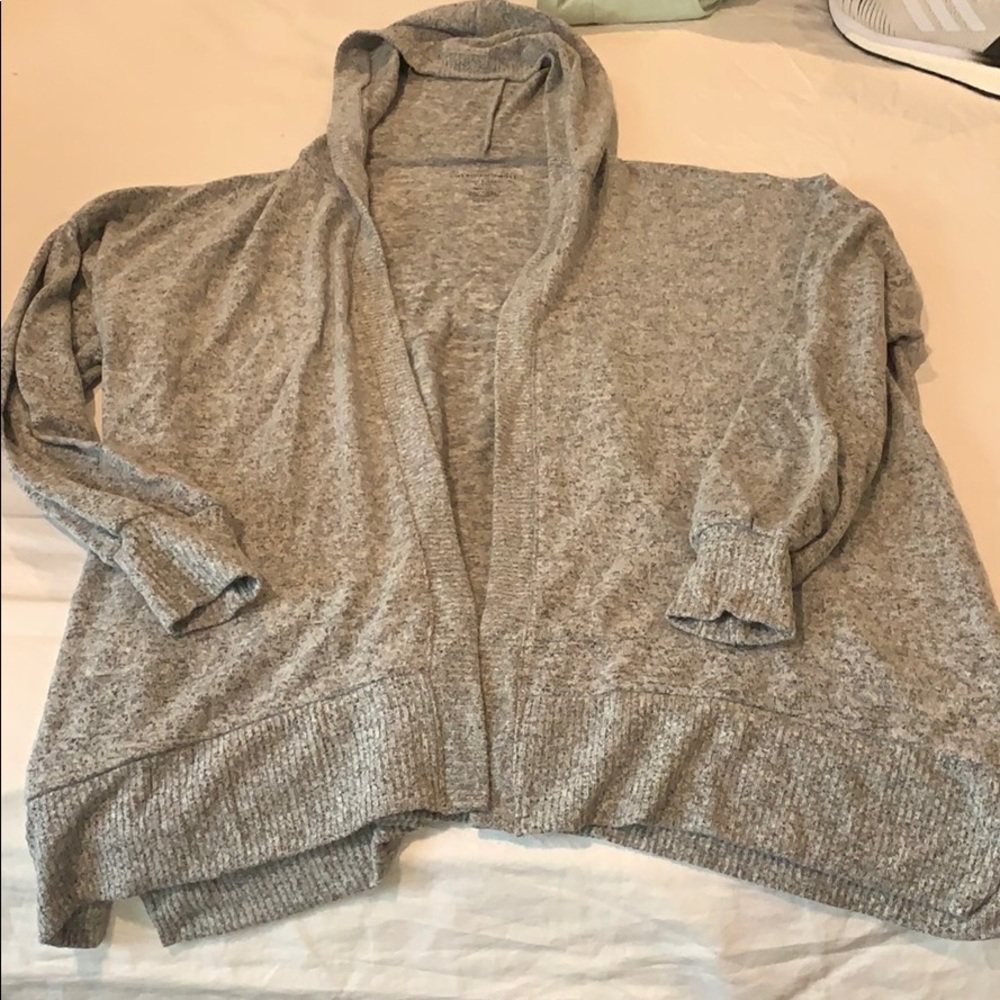 American Eagle soft & sexy plush hooded cardigan